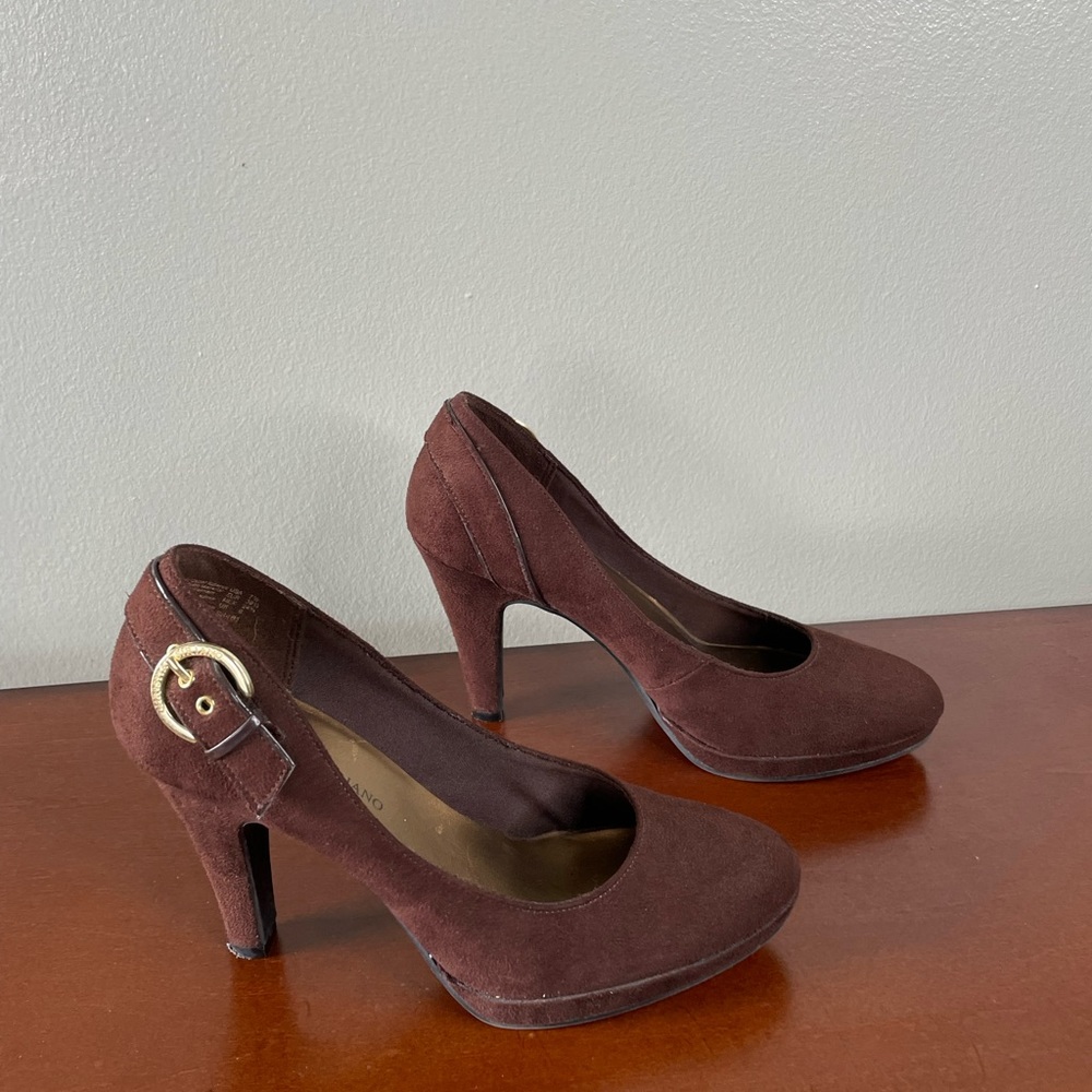 Cristian Siriano for Payless suede pumps